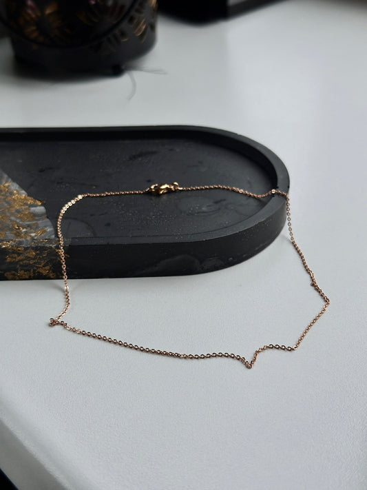 Ķedite 35cm (smalka) apzeltītas rotaslietas sievietēm